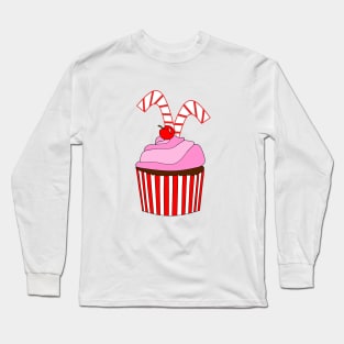 CUPCAKES And Candy Canes Long Sleeve T-Shirt